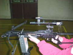 visually impaired crossbow